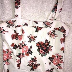 Floral crop top